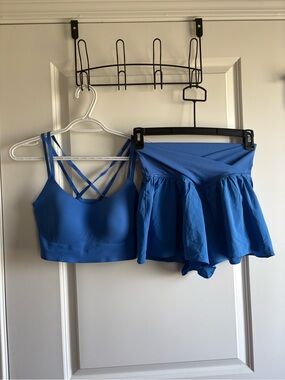 AERIE Offline Sport Crop Top & Shorts Set